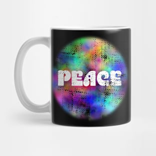 Peace design on watercolors Mug